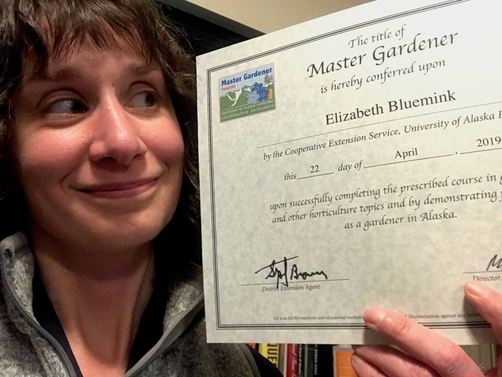 Master Gardener Certificate
